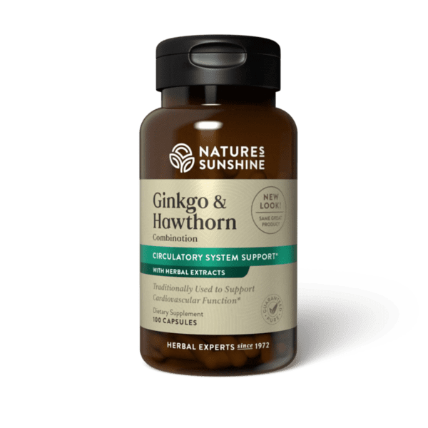 Nature's Sunshine Products Polska 5 Ginkgo & Hawthorn (100 kaps.) Nature's Sunshine NSP